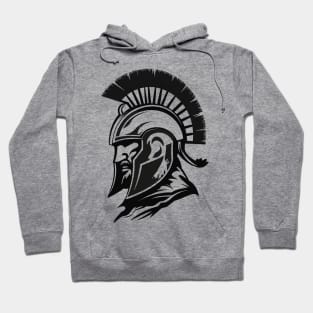 Spartan helmet strong face Hoodie